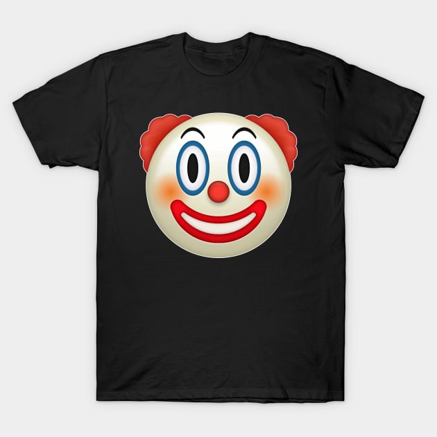 Clown Face Emoji T-Shirt by TextTees